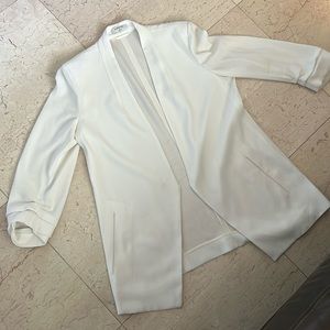 Aritzia Power Hip White Blazer
